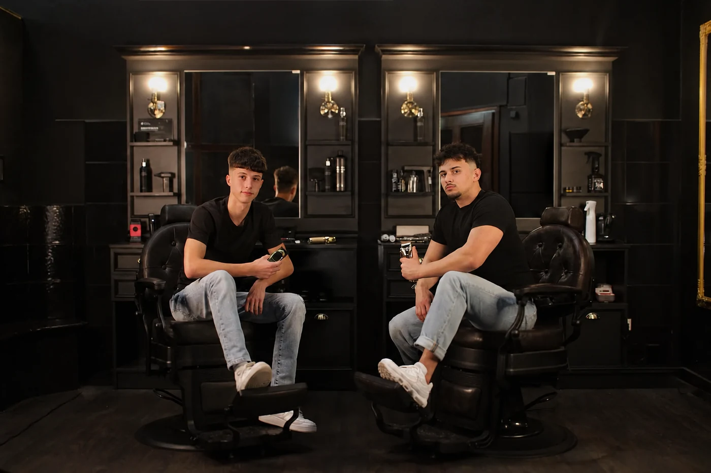 Barberzy FADE HOUSE w salonie